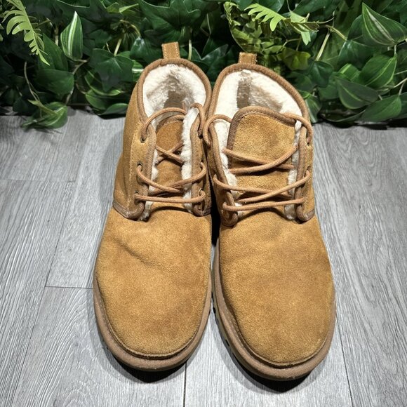 Men’s UGG Neumel Classic Fur Lined Suede Lace Up Chukka Boots US Size 12 main image 5